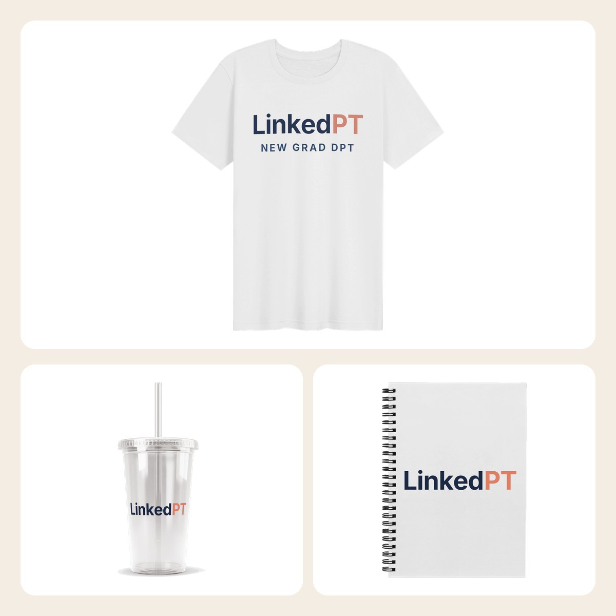 New Grad Bundle: LinkedPT merch for physical therapy professionals