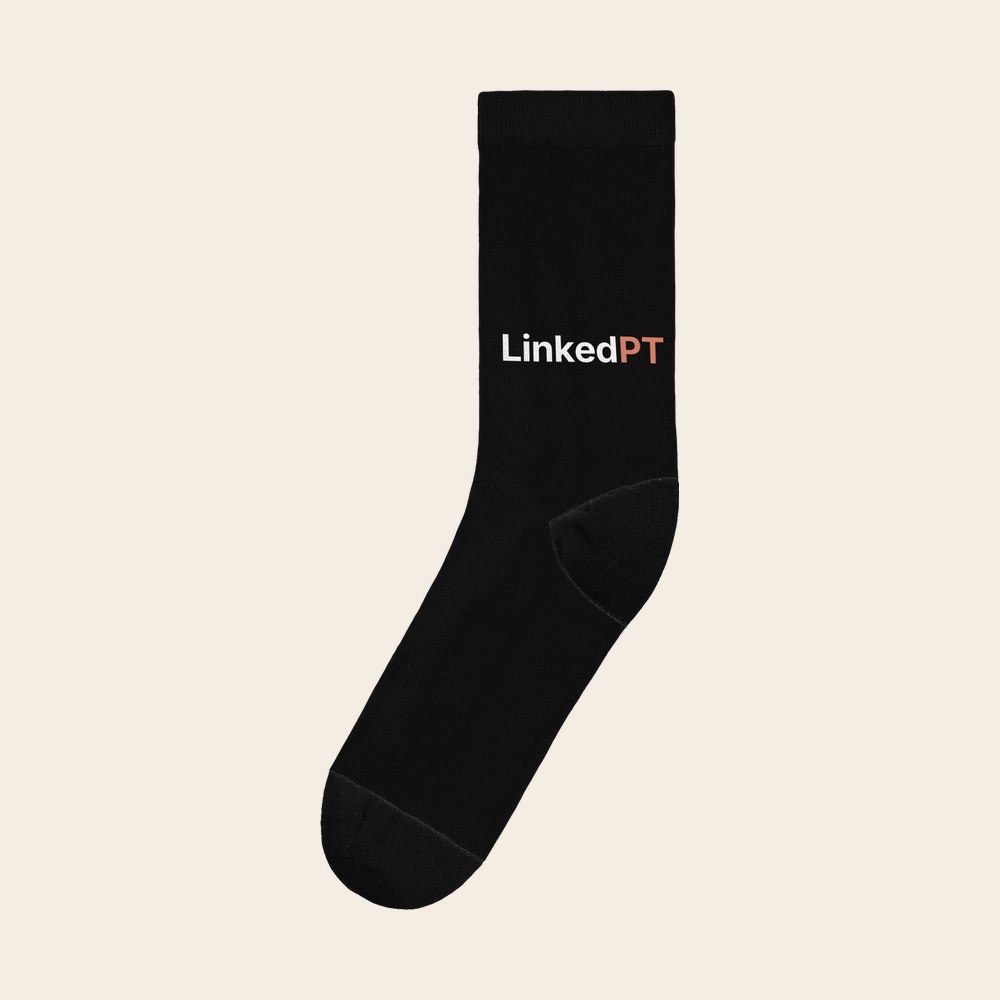 LinkedPT Socks: LinkedPT merch for physical therapy professionals