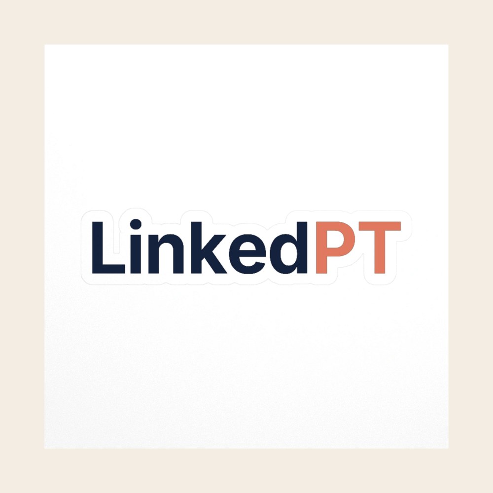 LinkedPT Sticker: LinkedPT merch for physical therapy professionals